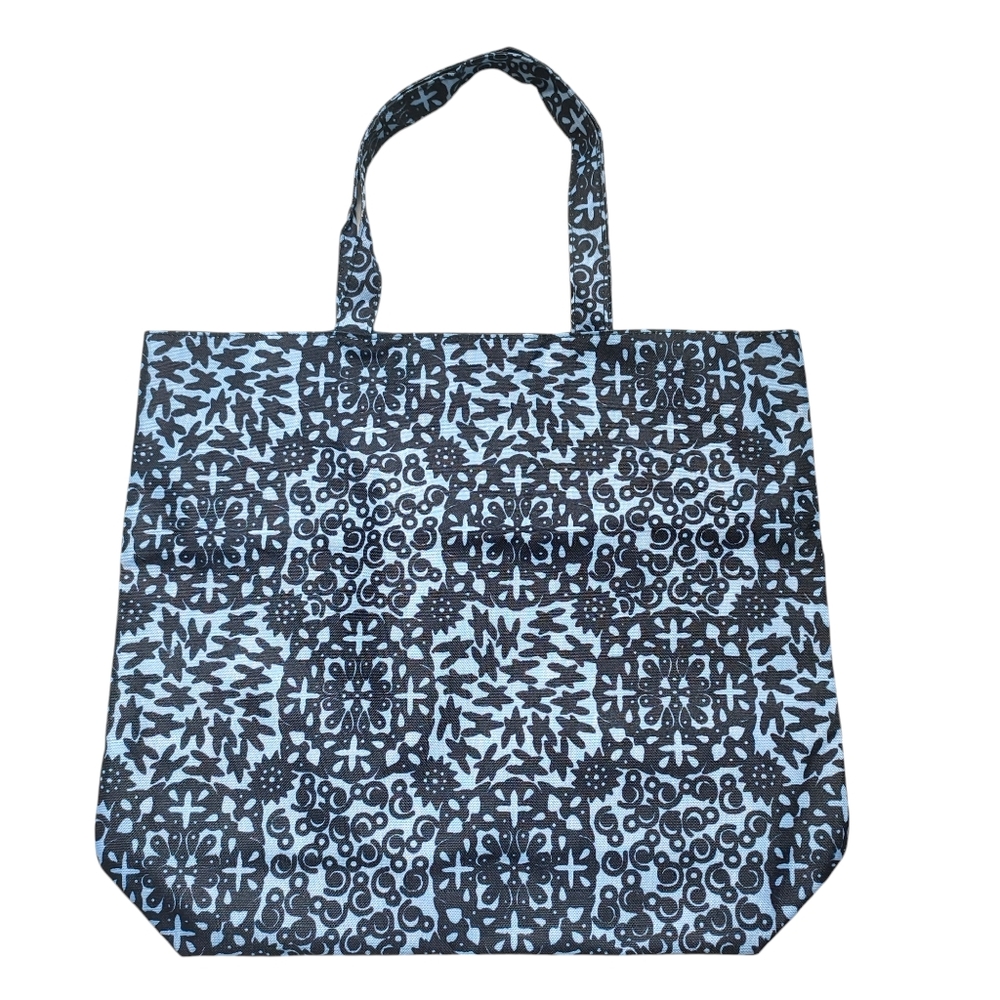 2 For 15$ Estee Lauder Blue Patchwork Imitation Tote Bag New